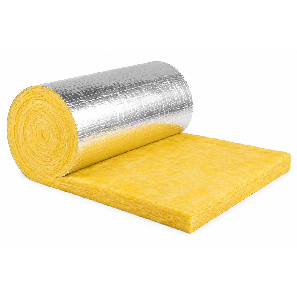 Rollo de lana con foil de aluminio